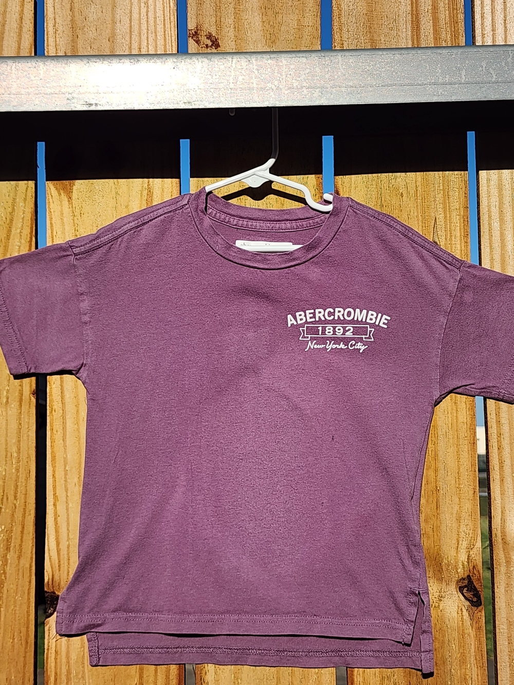 Abercrombie Kids 5/6 Purple 1892 Graphic T-Shirt
